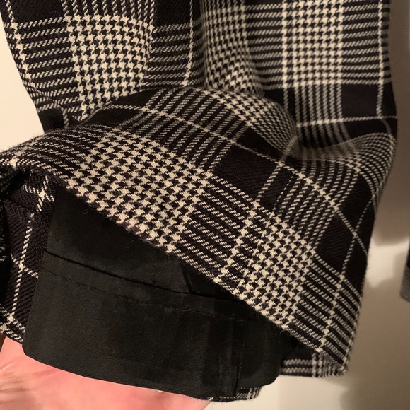 Vintage Plaid Wool Trousers - Picture 5 of 5